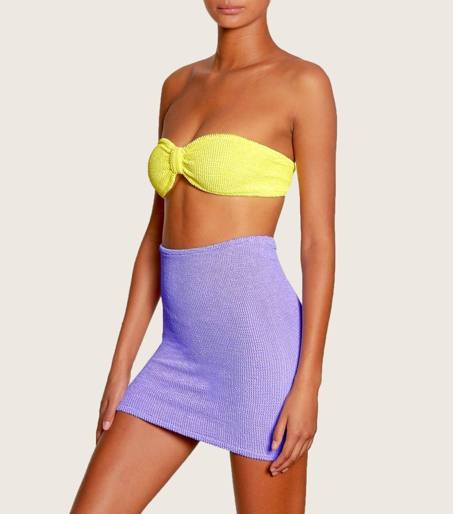 Women Hunza G Skirts | Mini Skirt Lilac